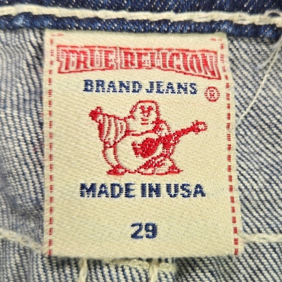 True Religion Stella Skinny Jeans Women Blue Denim Button Fly RN 112790 CA 30427 - Picture 8 of 13